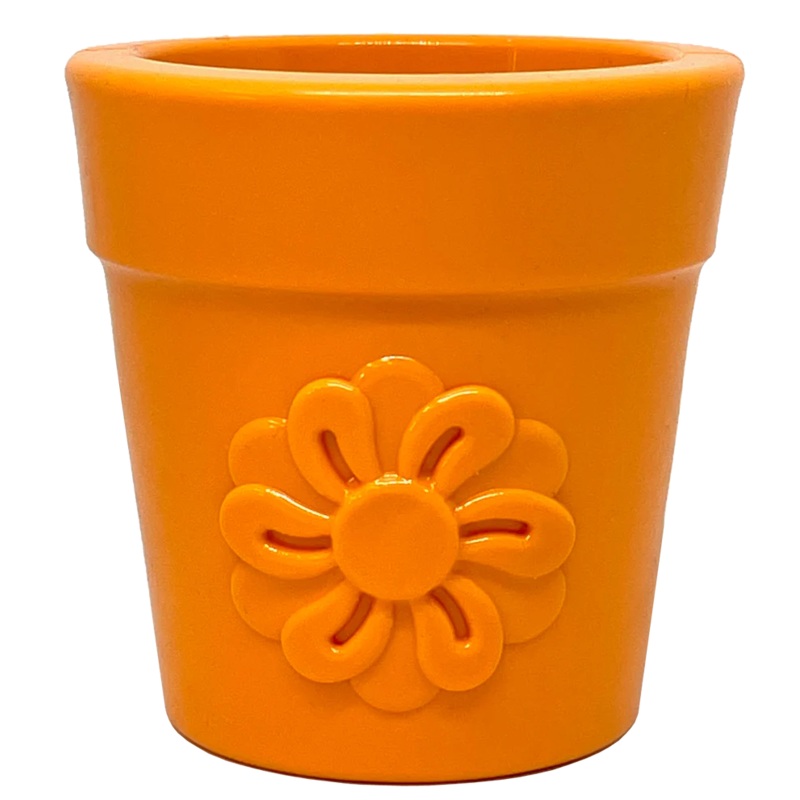 Sodapup Flower Pot Treat Dispenser and Chew Toy