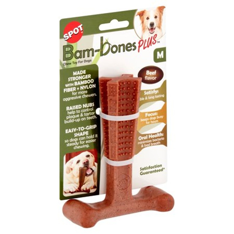 Spot Bam-Bone Plus Beef Medium Dog Chew