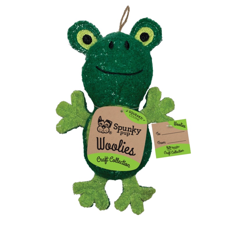 Spunky Pup Woolies Dog Toy|Koala|Frog|Pig|Chicken