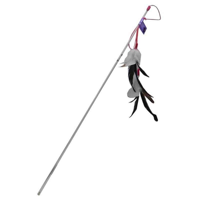 Vee Enterprises PURRfect Feather Bouncer Cat Wand Toy