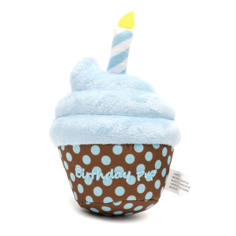 Worthy Dog Birthday Pup Toy|Blue Pup Cake|Pink Pup Cake
