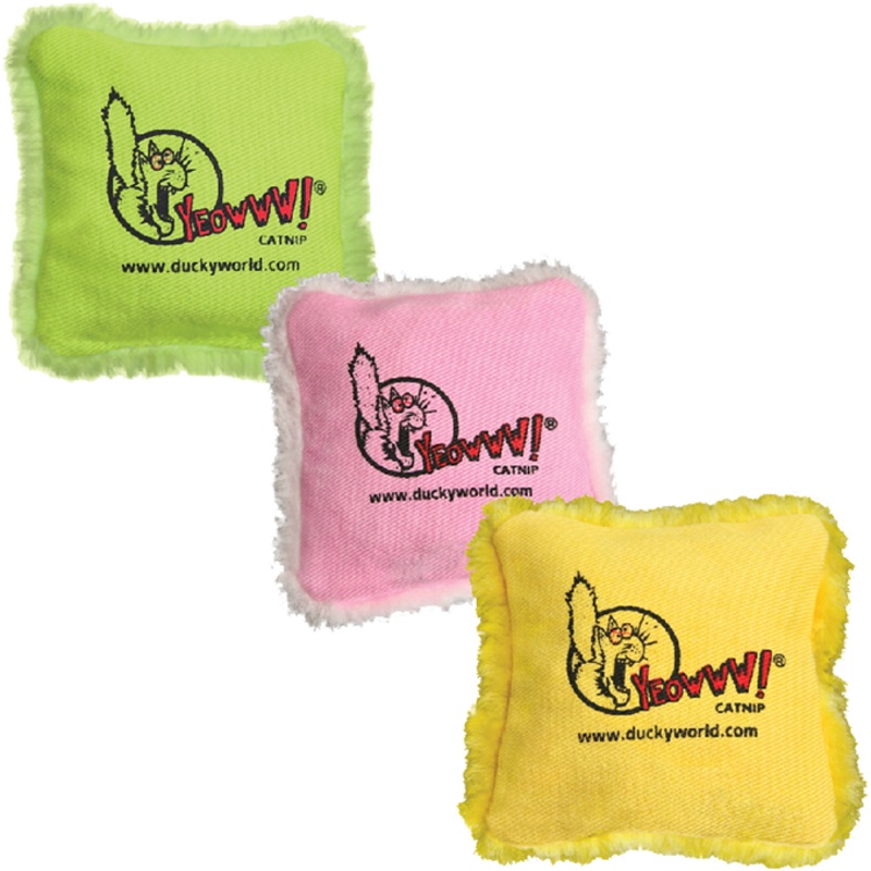 Yeowww Catnip Pillow|Pink