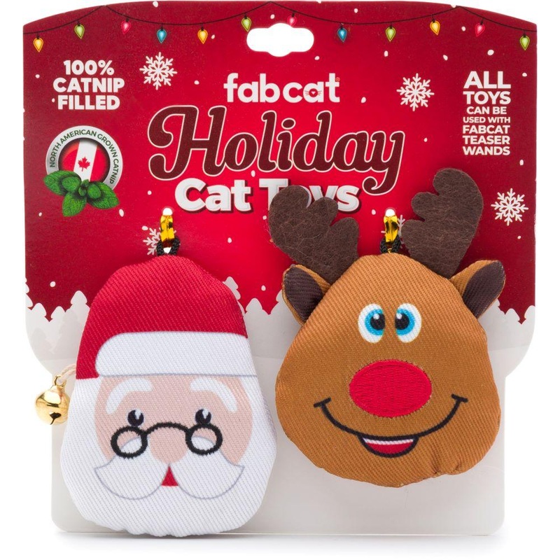 FabCat Holiday Cat Toys 2 Pack