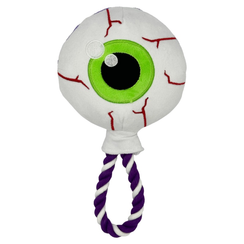 Huxley & Kent Eyeball Safety Pop Plush Dog Toy
