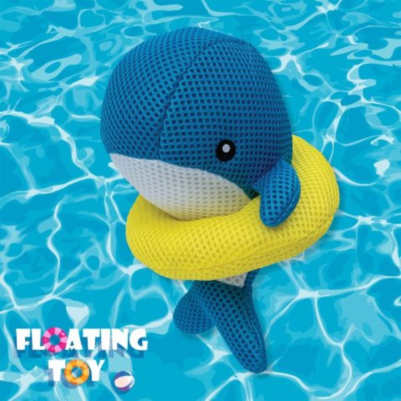 Territory Blue Whale Floatie Dog Toy